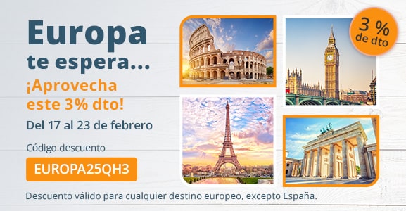 Reserva hoteles en Capitales Europeas